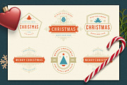Christmas Retro Design Bundle, a Poster Template by Vasya Kobelev (Thumbnail 3 of 11)