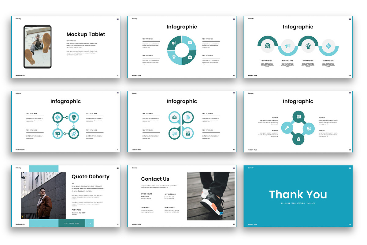 Doherty – Business Keynote Template, a Presentation Template by kreatifreya (Photo 5 of 5)