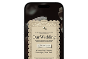'Save the Date' Video Card Bundle •2, a Landing Page Template by Nonola (Thumbnail 5 of 7)