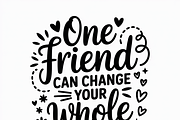 20 Best Friend SVG Bundle, an Object Graphic by himelgfx (Thumbnail 4 of 7)