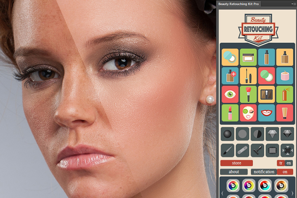 Beauty Retouching Kit Pro, a Plug-in Add-On by Photoshop-Store.com