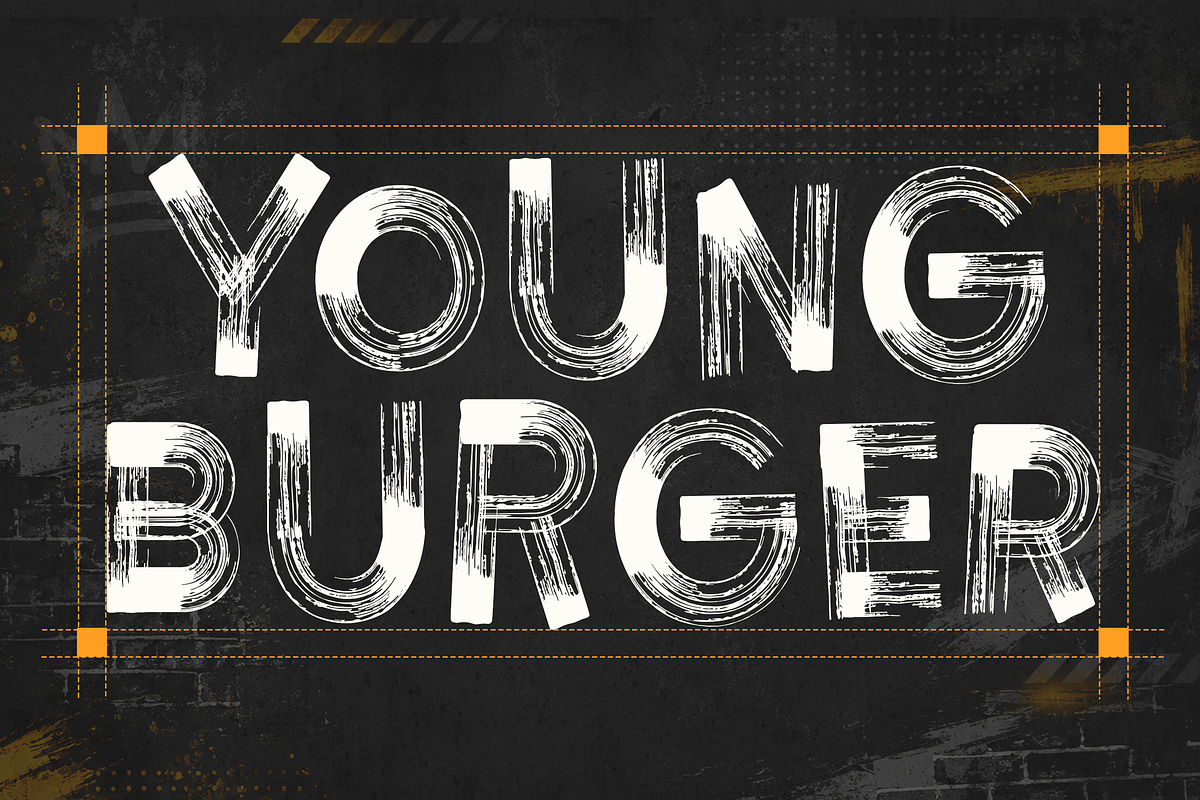 Brushque - Dry Brush Paint Font, a Handwritten Font by Typia Nesia (Photo 3 of 9)