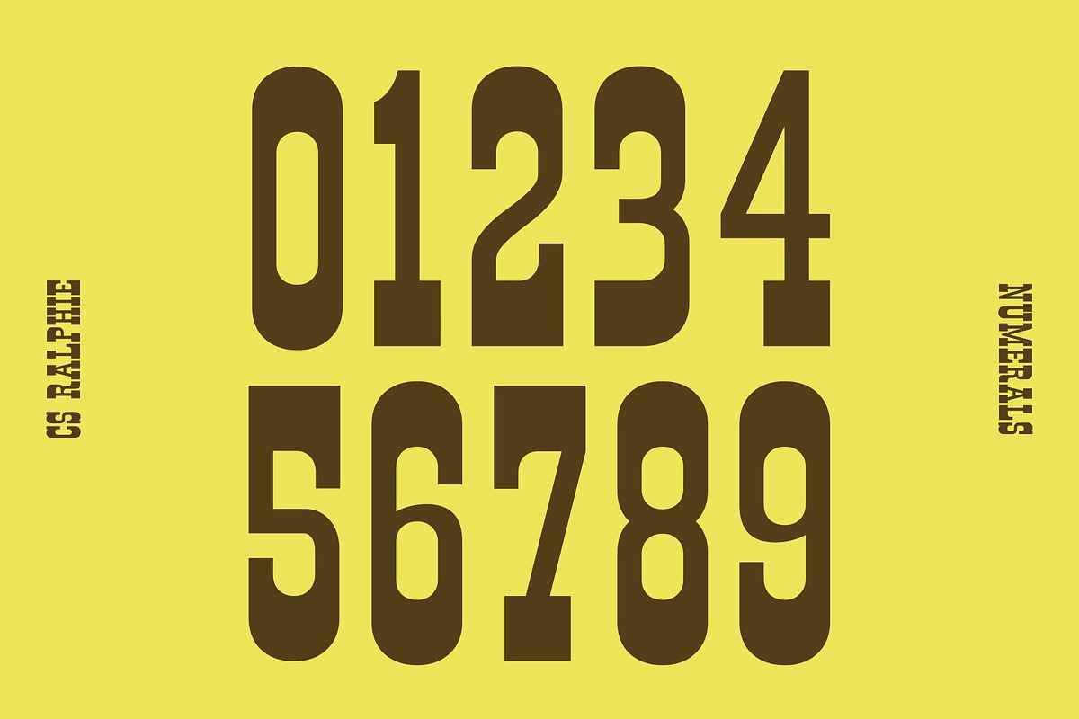 CS Ralphie – Western Display Font, a Slab Serif Font by Craft Supply Co. (Photo 3 of 8)