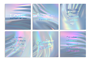 Iridescent instagram Quote Templates, a Social Media Template by Black Cat Studio (Thumbnail 3 of 3)