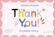 Scribble Kidsy - Playful Handwritten, a Handwritten Font by delipensil (Thumbnail 8 of 8)