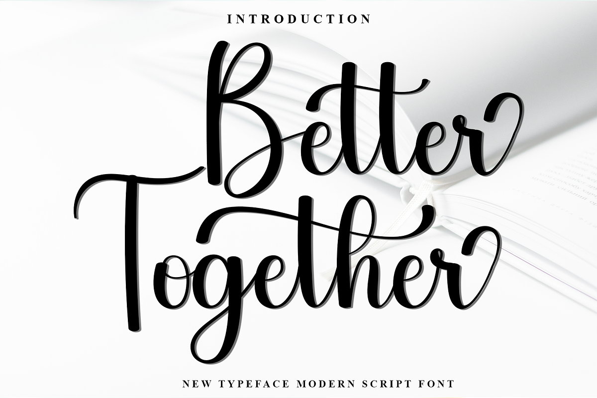 Better Together, a Handwritten Font by InermediaSTUDIO (Photo 1 of 7)