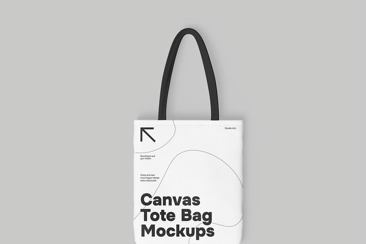 Tote Bag Mockup, a Packaging Mockup by renderstockmarket (Photo 2 of 3)