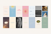 Self-Care Quotes CANVA IG Templates, a Social Media Template by Oksafox (Thumbnail 17 of 17)