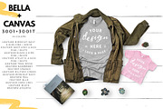 T-Shirt Mockup Bundle Bella Canvas, a Shirt Mockup by lock and page (Thumbnail 6 of 71)