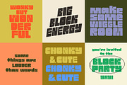 Blockie - Hand-lettered Display Font, a Font by Studio Funshop by Kelli (Thumbnail 2 of 13)