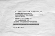 80’s Punk Rock Seamless Patterns, a Pattern Graphic by Dawn Patrol Digital (Thumbnail 7 of 8)