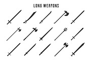 Medieval weapons. Swords, Axes icons, a Solid Icon by DenysHolovatiuk (Thumbnail 4 of 5)
