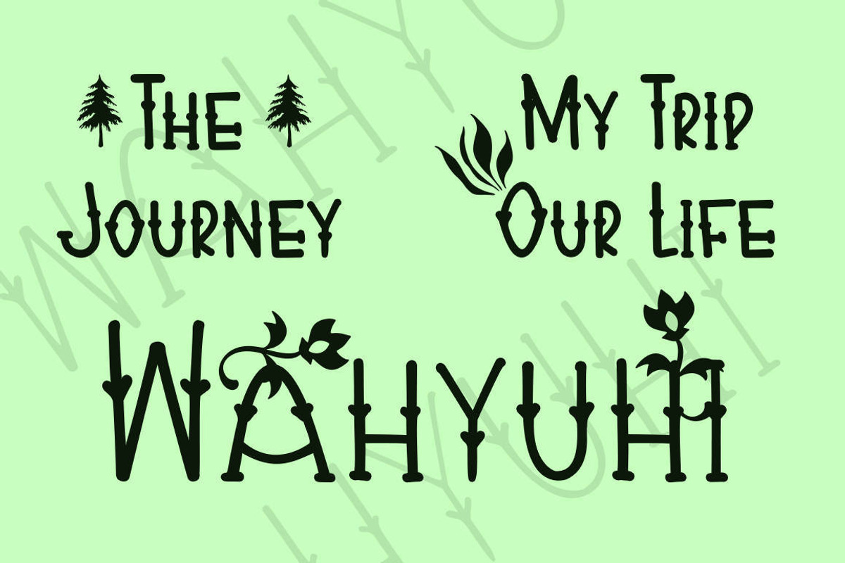 Wahyuhi - Tropical Script Font, a Script Font by Naistudio (Photo 2 of 7)