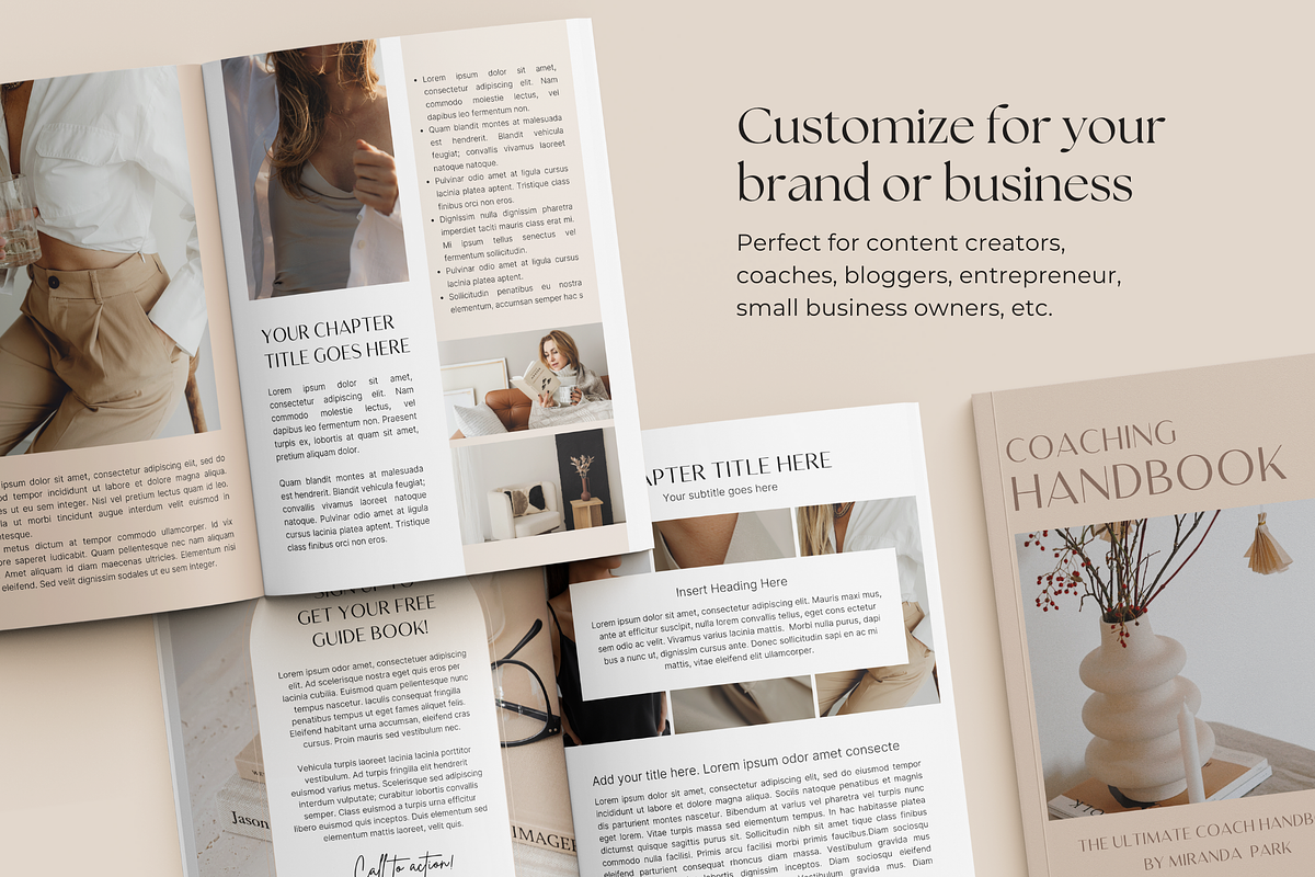 Ebook Workbook Guide Book Template, a Magazine Template by ShopRShop (Photo 3 of 10)