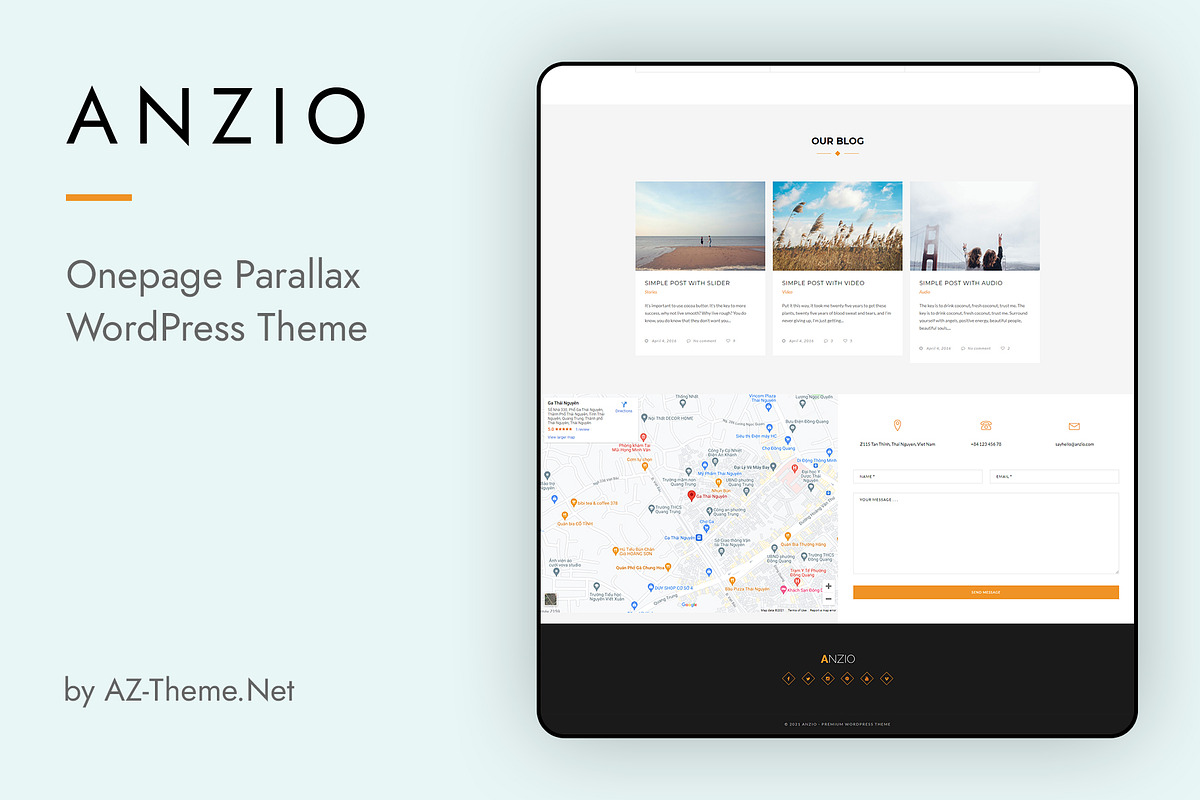 Anzio - Onepage WordPress Theme, a WordPress Template by AZ-Theme (Photo 5 of 5)