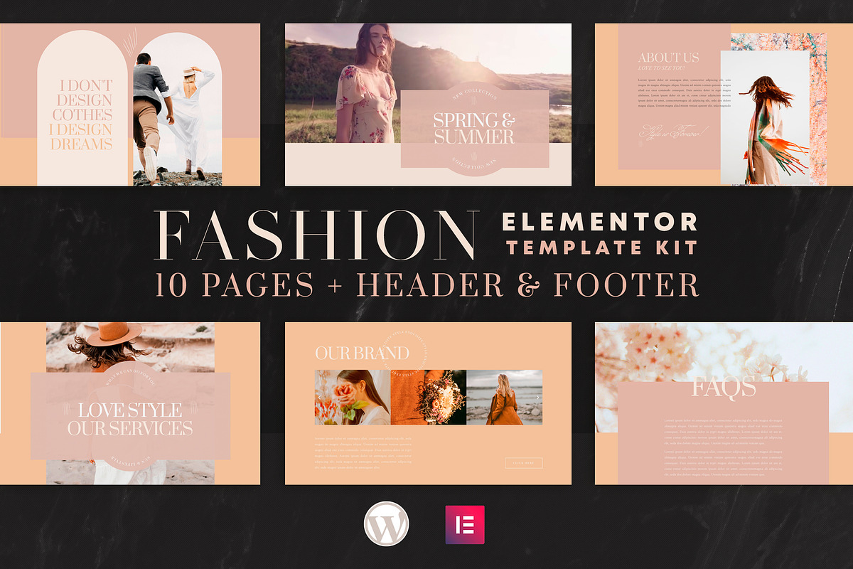 WordPress | Elementor Template Kit, an UI Kit Template by Touringxx Creative Studio (Photo 1 of 6)