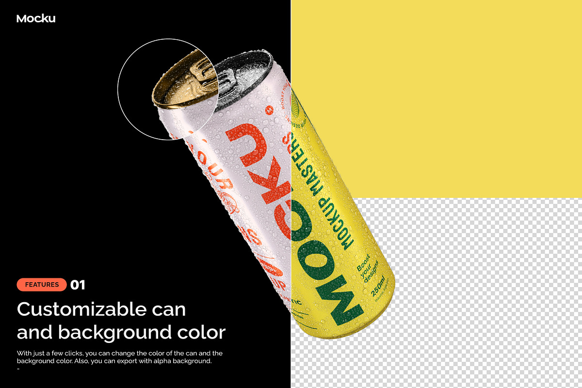 25cl Can - Photoshop Video Mockup, a Packaging Mockup by Mocku (Photo 5 of 12)