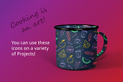 Delicio Pro - Food icons, an Outline Icon by Amogh Design (Thumbnail 4 of 11)