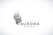 Aurora Borealis Vector Logo Template, a Branding & Logo Template by Createvil (Thumbnail 3 of 4)