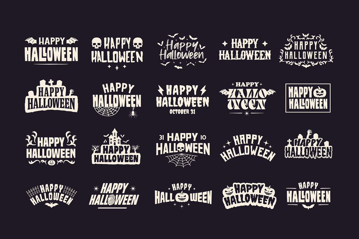 Halloween Posters - 24 Designs, a Seasonal Illustration by DenysHolovatiuk (Photo 6 of 9)