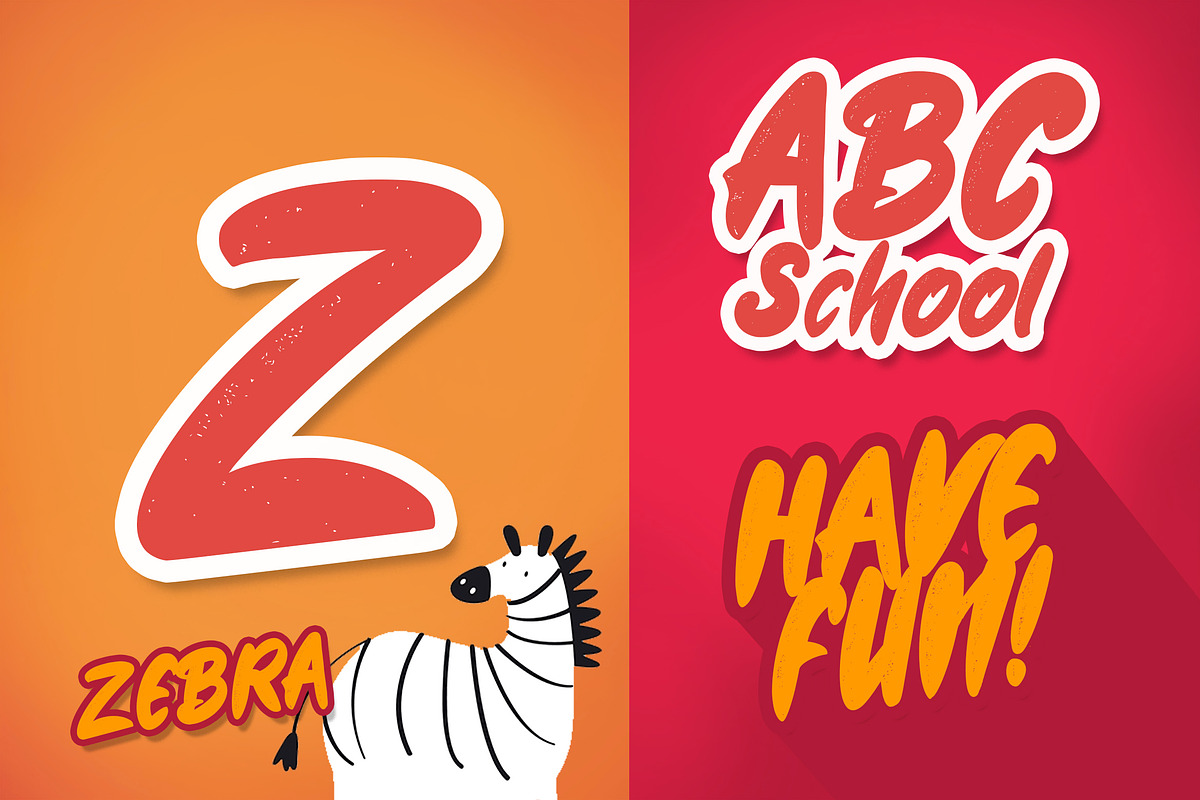 Gweneth - Playful Children Typeface preview 3