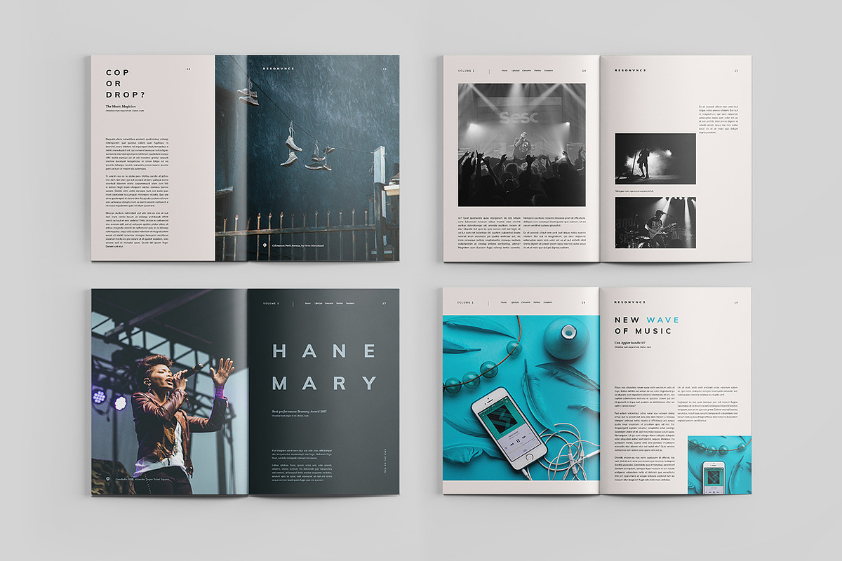 RESONANCE Magazine & Lookbook, a Magazine Template by Visuel Colonie® (Photo 6 of 6)
