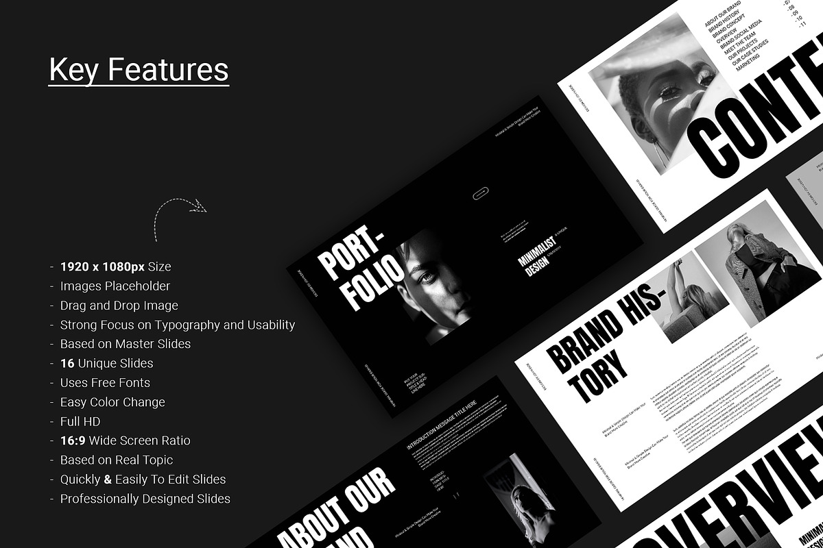 Creative Portfolio Presentation, a Presentation Template by DesignCrest (Photo 2 of 11)