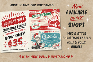 Retro Christmas Labels Vol.2