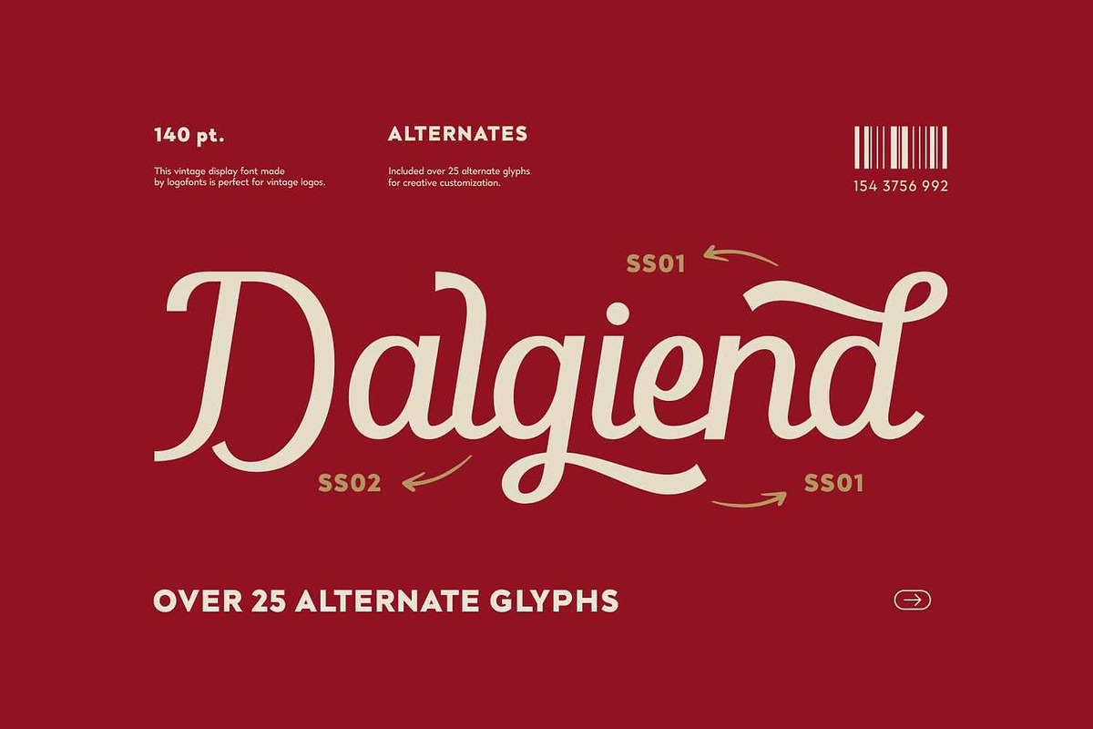 Melodina - Vintage Script Font, a Script Font by Luna Shop (Photo 3 of 13)