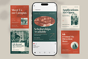 University Admissions Instagram Post, a Social Media Template by Pitchlook.Studio (Thumbnail 3 of 3)