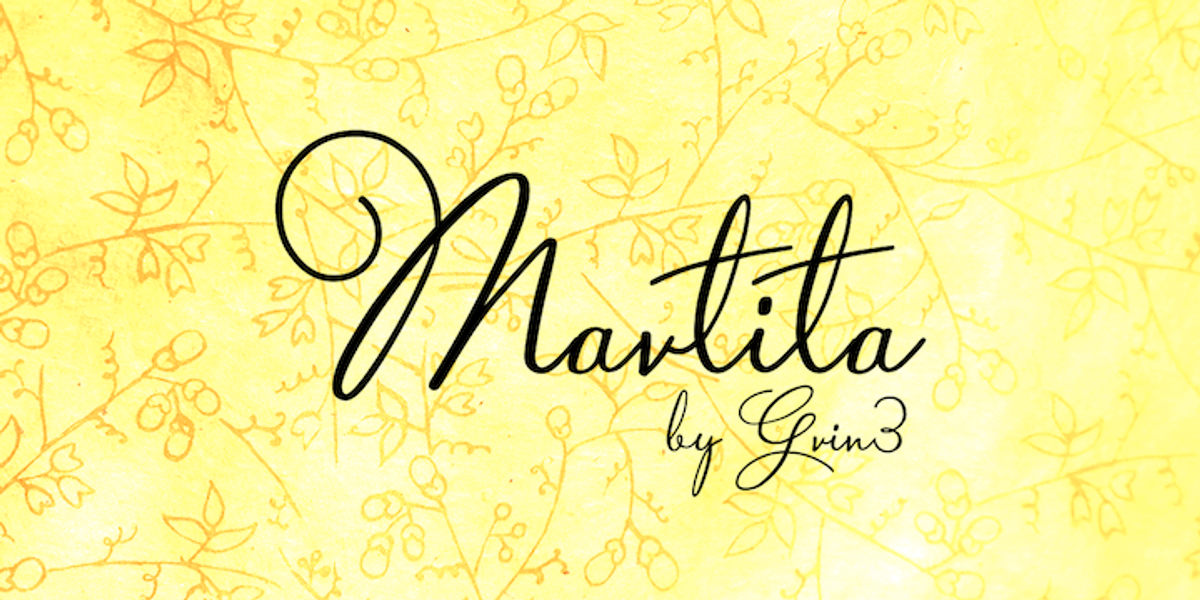 Martita, a Script Font by GRIN3 (Nowak) (Photo 1 of 4)