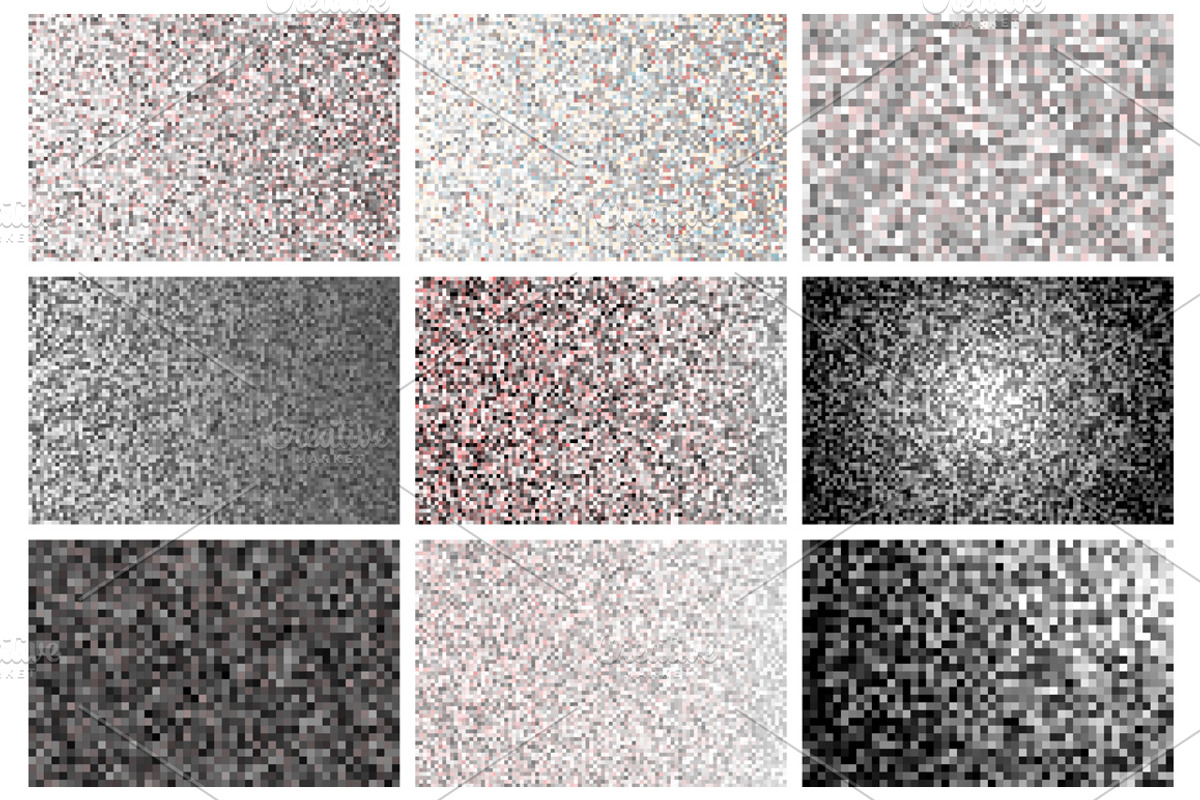Vector Mosaic Patterns preview 4
