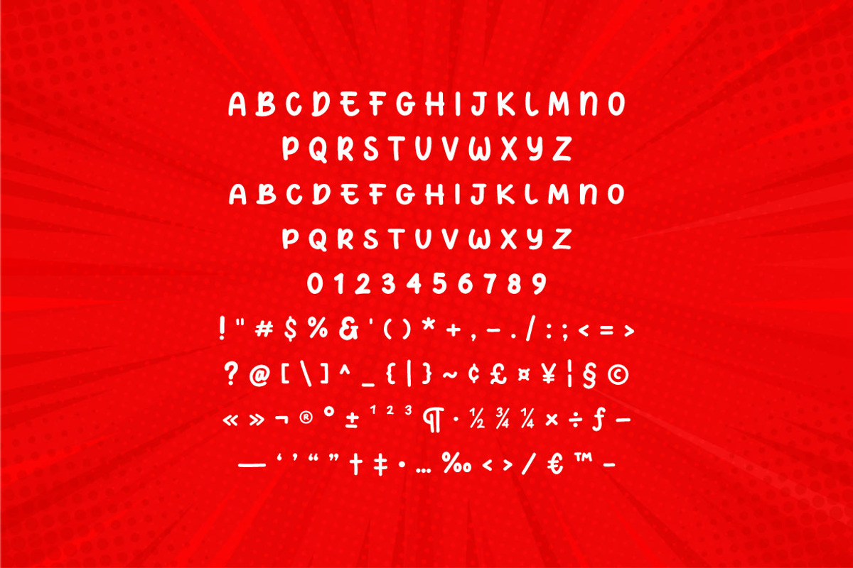 Westurn - Comic Handwritten Font, a Sans Serif Font by Mightyfire (Photo 4 of 4)