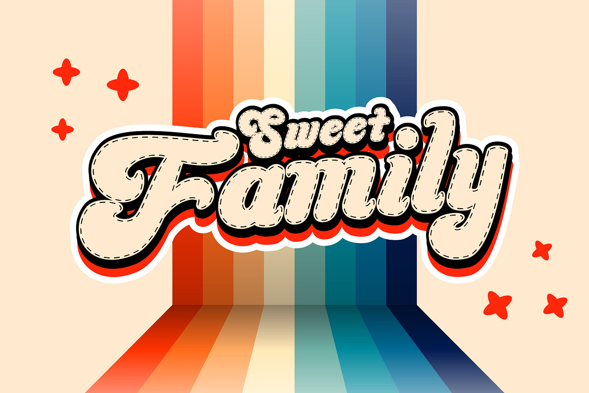 Retro Stitch - Retro Font, a Slab Serif Font by Densu Creative (Photo 5 of 7)