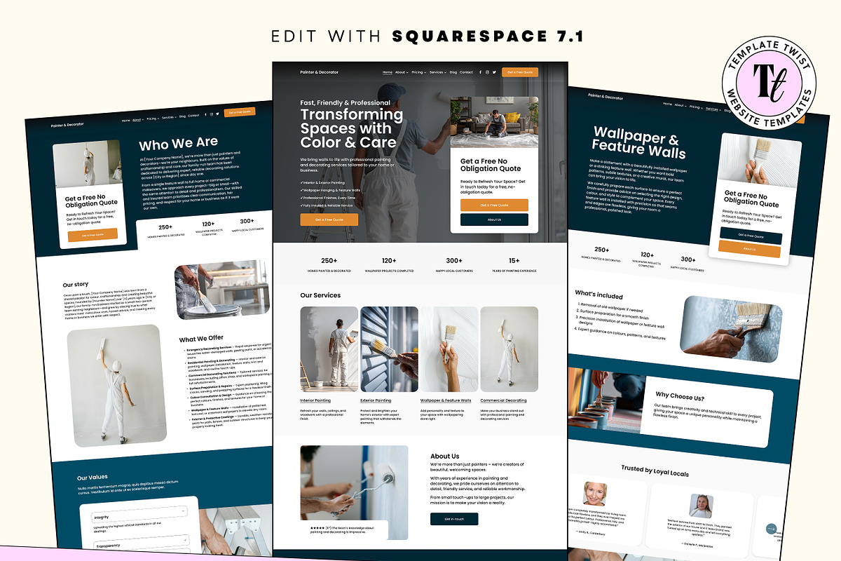 Painter and Decorator Website preview 3