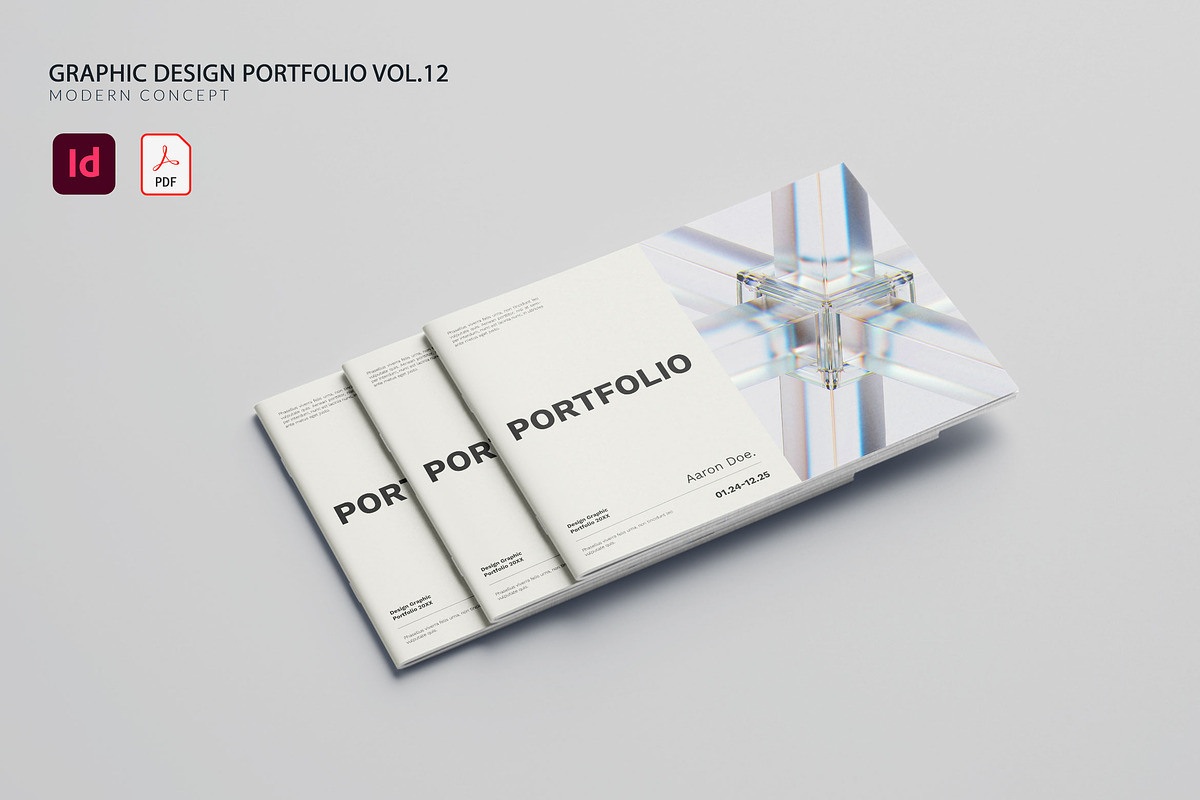 Graphic Design Portfolio Vol.12, a Brochure Template by Bewalrus Studio (Photo 1 of 11)