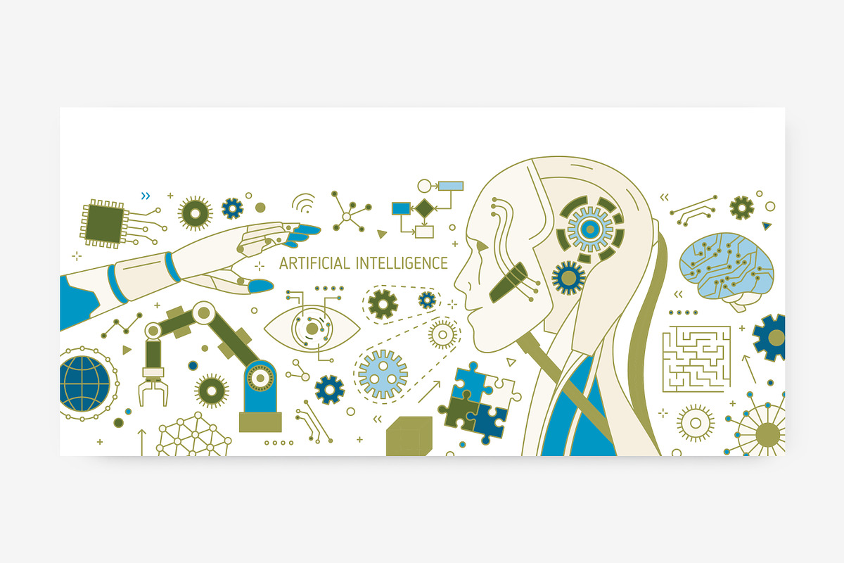 Artificial intelligence banners, a Technology Illustration by Good Studio (Photo 4 of 8)