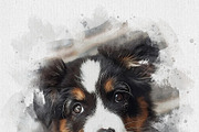 Dog Watercolor Photo Effect, an Action Add-On by Photoshop Action (Thumbnail 18 of 19)