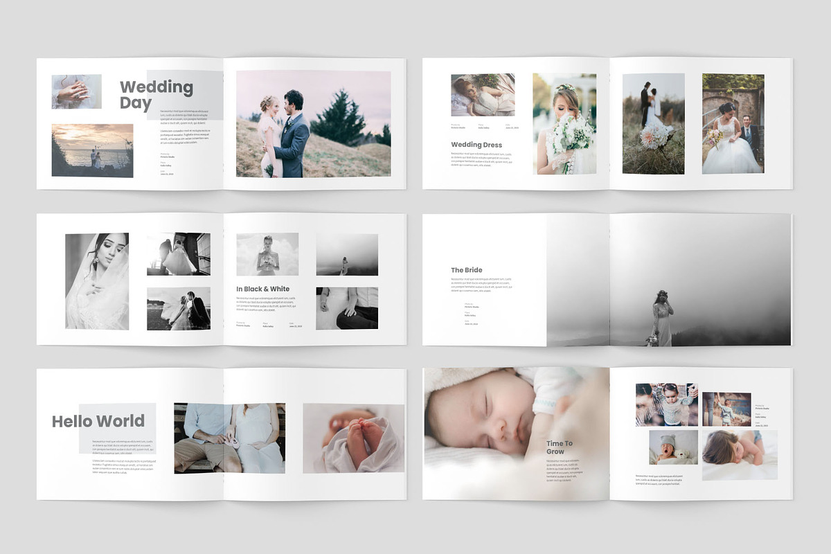 A5 Story Photobook, a Brochure Template by Meenom Templates (Photo 9 of 9)