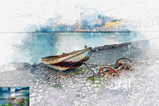 Landscape Photography Watercolor, an Action Add-On by MRI STUDIO (Thumbnail 9 of 10)