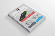 Flat Resume, a Resume Template by Graphicalark (Thumbnail 4 of 4)