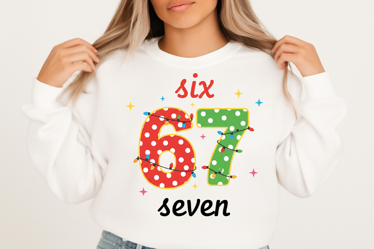 Christmas Six Seven Png,Funny 6 7, an Illustration by Designking (Photo 3 of 5)