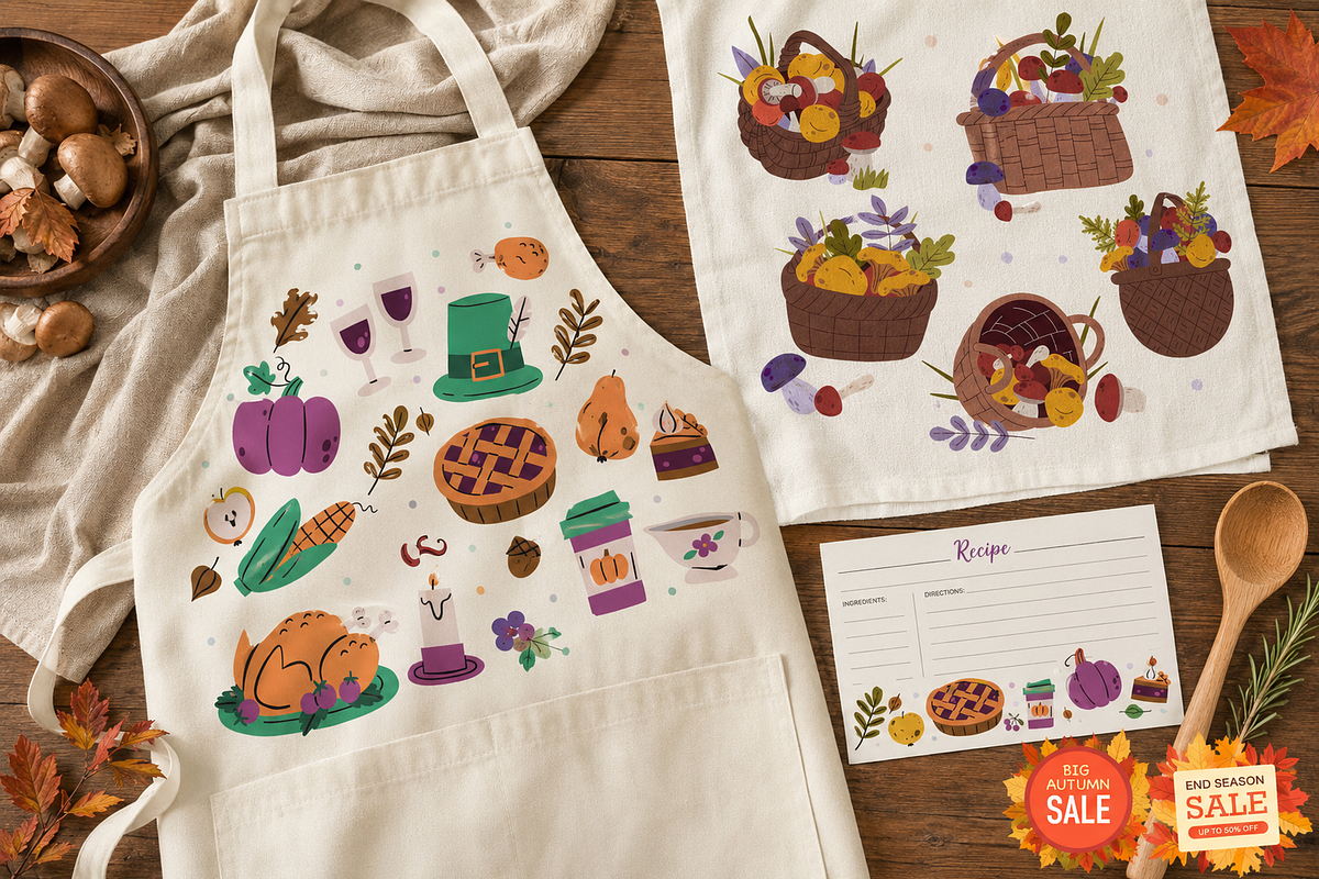 Thanksgiving – Autumn & Harvest, a Seasonal Illustration by Anna Studio (Photo 7 of 11)