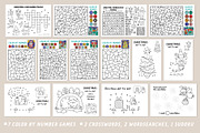 Christmas village coloring games, an Education Illustration by Lexi Claus (Thumbnail 8 of 15)