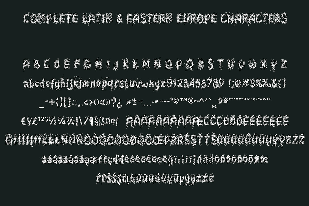 Shrubbery | Sketch Font, a Font by Royaltype (Photo 6 of 6)