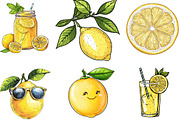 Hand Drawn Summer Lemon Clipart PNG, an Illustration by Designking (Thumbnail 3 of 5)