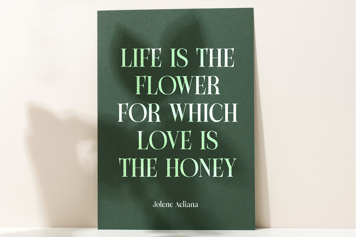 Michela Azorha Display Serif, a Serif Font by timelesstype.co (Photo 2 of 20)