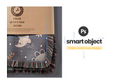 Fold Woven Blanket Mockup, an Apparel Mockup by Mockups Studio (Thumbnail 4 of 9)