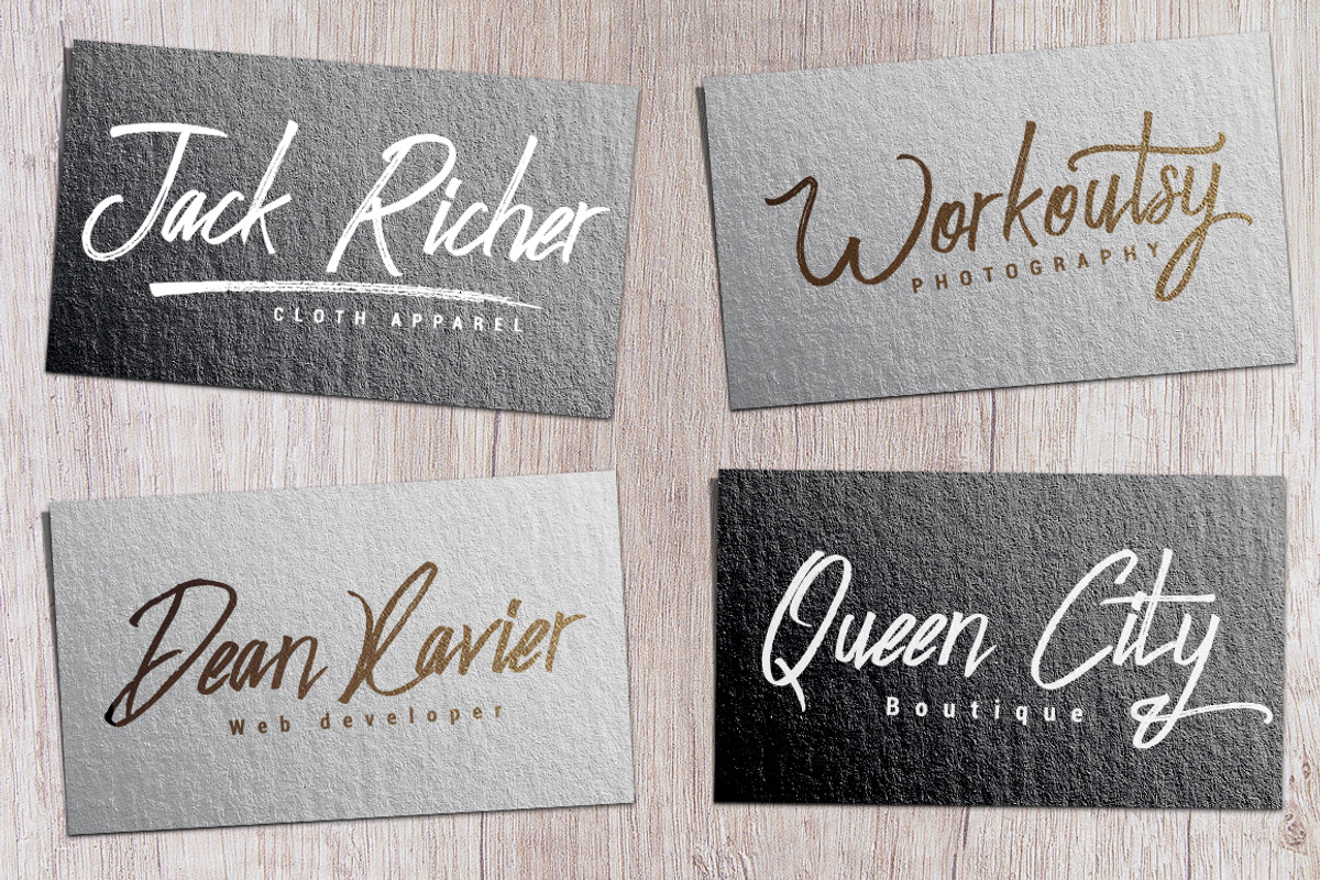 Hunter Skyfar- Dry Brush Script preview 8
