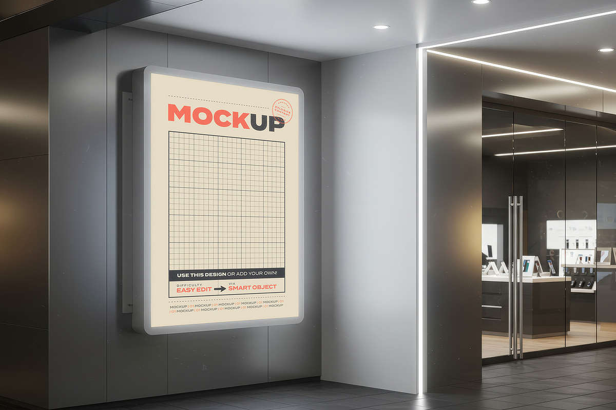 Shopping Store Sign Mockups, a Product Mockup by Luuqas Design (Photo 4 of 4)